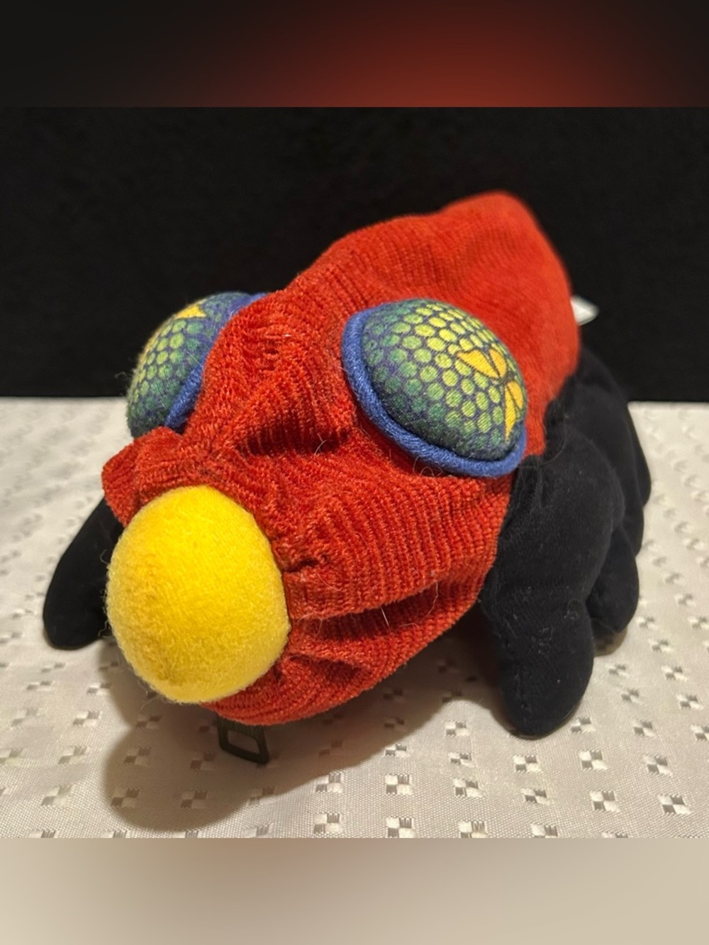 Vintage 1980 Freemountain Toy Vegimals 10" Butterfly Caterpillar Transform